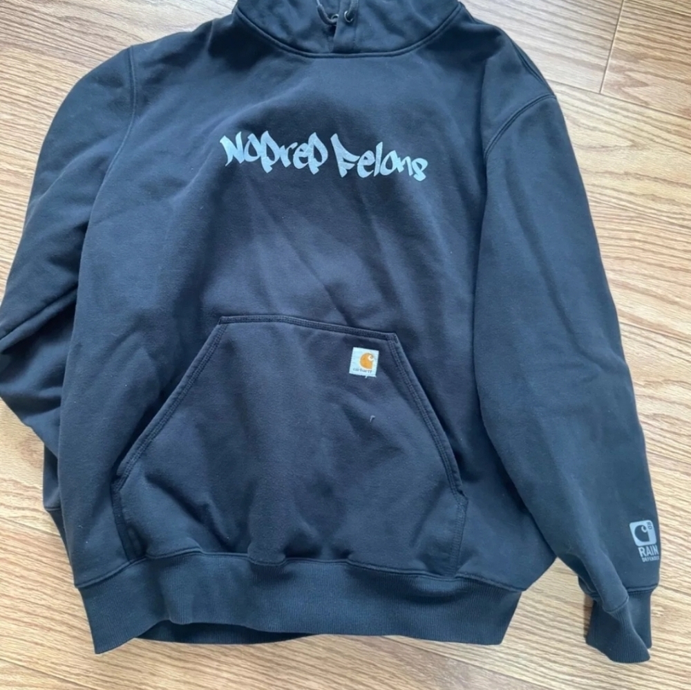 Noprep Felons CARHARTT hoodie black size 2XL
